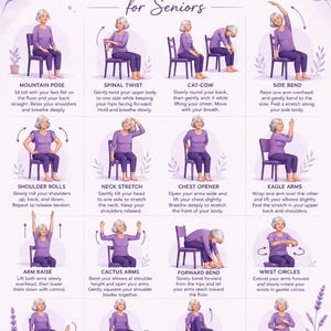 Chair Yoga For Seniors | home workout | gym | exercise