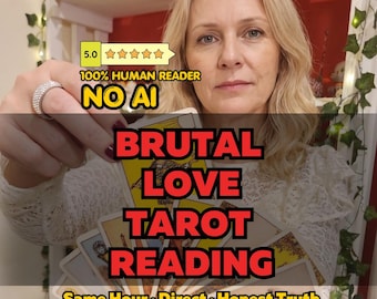 Same-Hour Brutal Love Tarot Reading | No Sugarcoating Relationship Truth | Soulmate & Future Insight | Written Report