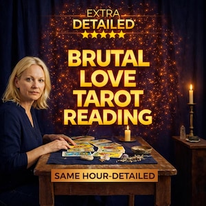 Same-Hour Brutal Love Tarot Reading | No Sugarcoating Relationship Truth | Soulmate & Future Insight | Written Report
