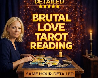 Same-Hour Brutal Love Tarot Reading | No Sugarcoating Relationship Truth | Soulmate & Future Insight | Written Report