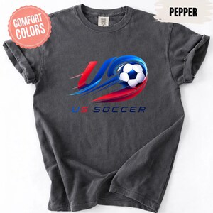 USA Soccer Retro Shirt, USA Soccer World Vintage  Shirt, United States Football Tee, Soccer Fan Gift, US Soccer Gift Unisex T-Shirt