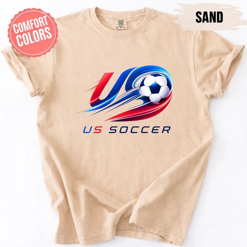 USA Soccer Retro Shirt, USA Soccer World Vintage  Shirt, United States Football Tee, Soccer Fan Gift, US Soccer Gift Unisex T-Shirt