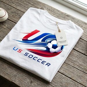 USA Soccer Retro Shirt, USA Soccer World Vintage  Shirt, United States Football Tee, Soccer Fan Gift, US Soccer Gift Unisex T-Shirt