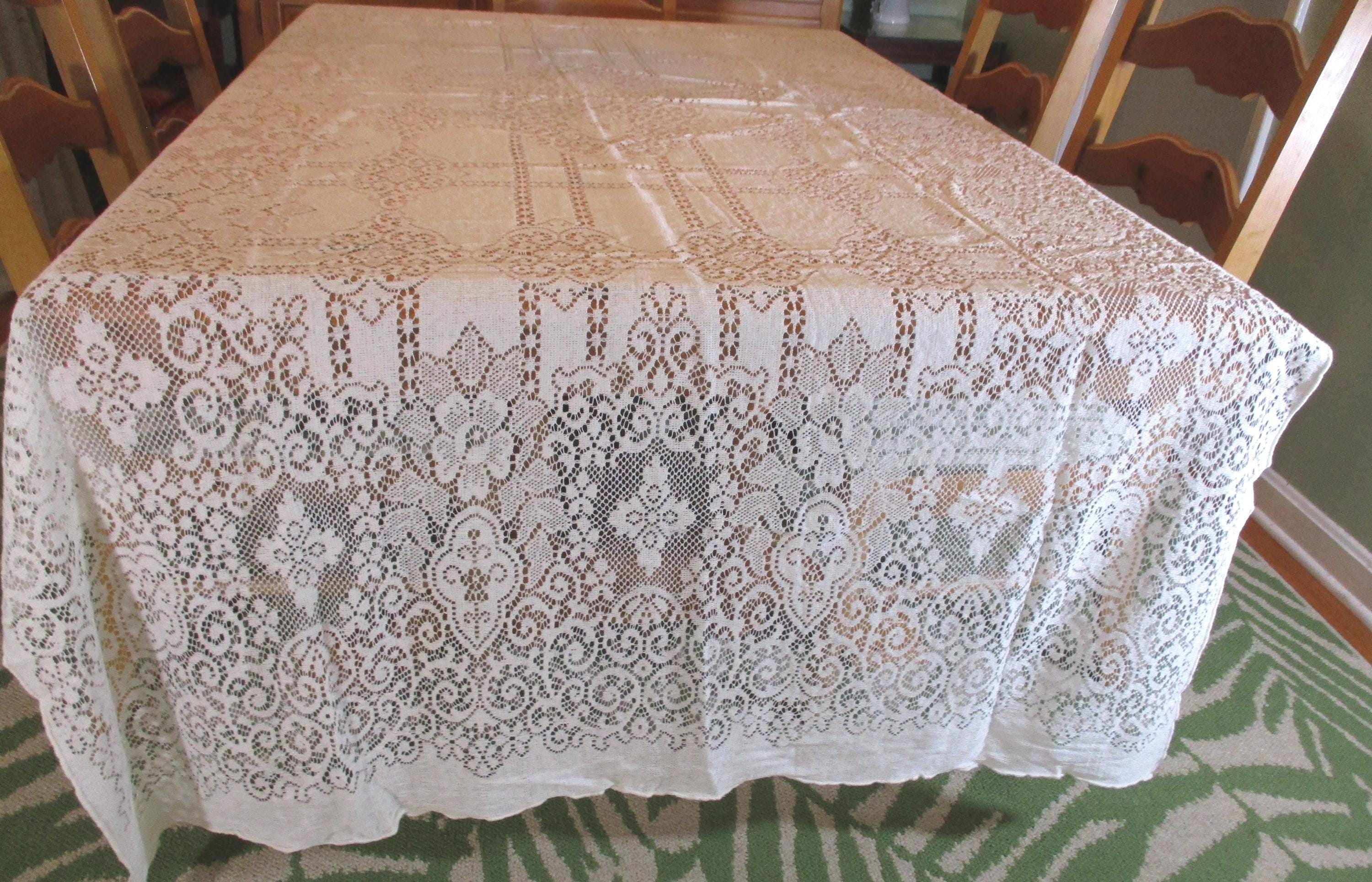 Quaker Lace Tablecloth - Etsy