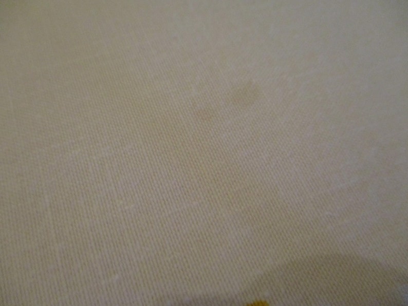 Pu&ograve; includere: Primo piano di un tessuto beige chiaro con una sottile trama a coste. Il tessuto presenta alcune piccole macchie pi&ugrave; scure. L'aspetto generale &egrave; liscio e uniforme, con una leggera lucentezza.