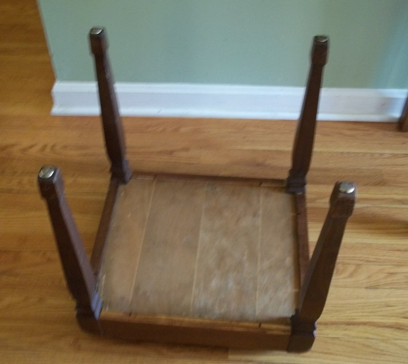 Vintage Singer Sewing Machine Bench or Stool Red with Storage Etsy