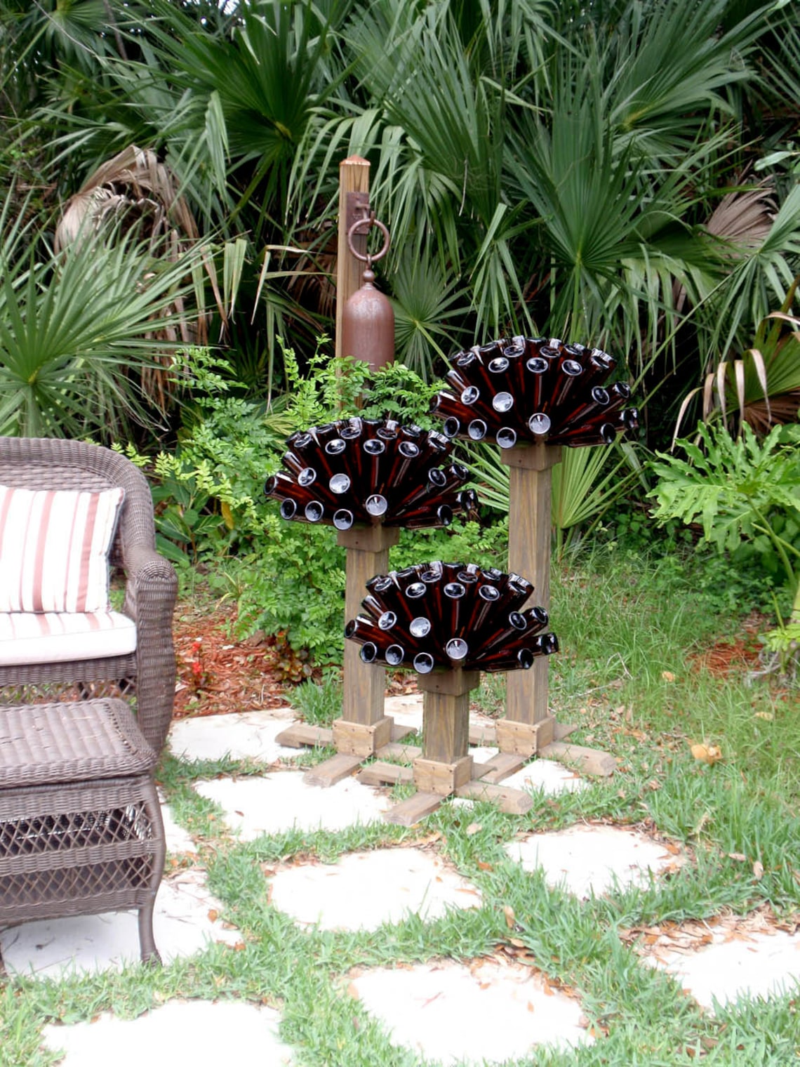 Beer Bottle Tree Cap and Base Etsy