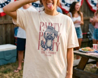 America 250th Anniversary Shirt, Funny 4th of July Raccoon Tee, 1776 to 2026 Drinking Shirt, USA 250 Gift, Fourth of July Trash Panda Top