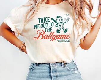 Retro Baseball Team Shirt Red and Green, Vintage Style Collegiate Ballpark Tee, Game Day Spirit Top, Comfort Colors 1717