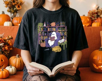 Comfort Colors Spooky Bookish Halloween Tee, Gothic Dragon Rider Shirt, Dark Fantasy Romance Tee, Romantasy Book Club Gift