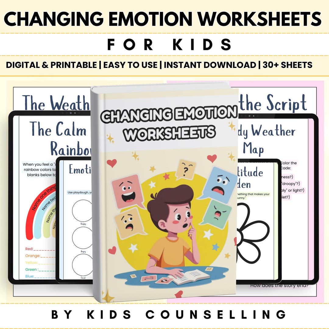 Emotional Regulation Worksheets for Kids | Coping Skills & SEL ...