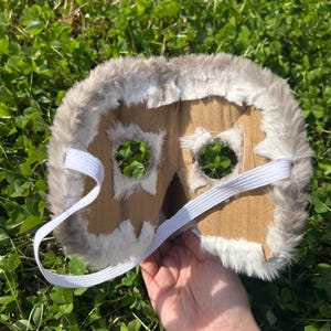 Barn owl therian half mask (willing to modify) image 3