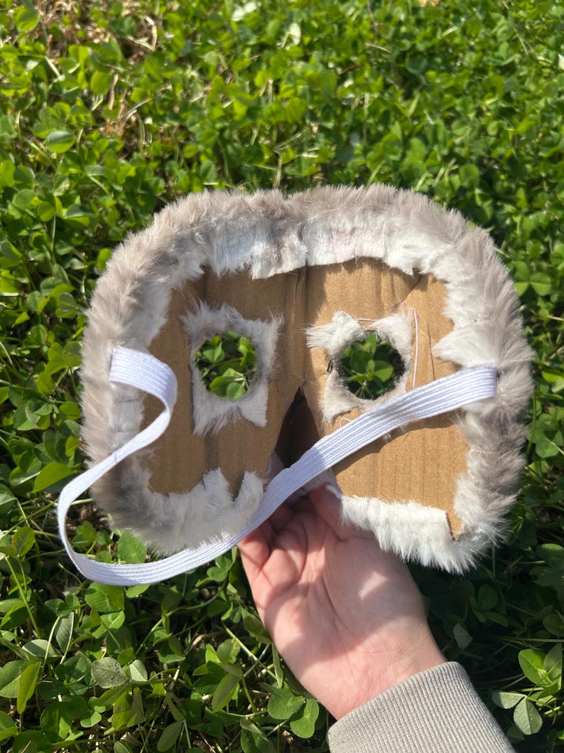 Barn owl therian half mask (willing to modify) image 3