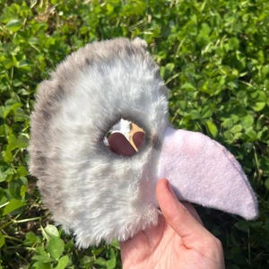 Barn owl therian half mask (willing to modify) image 1
