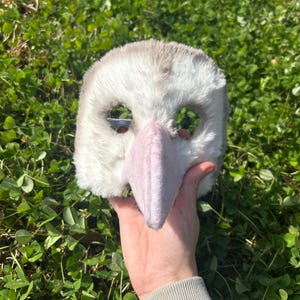 Barn owl therian half mask (willing to modify) image 4