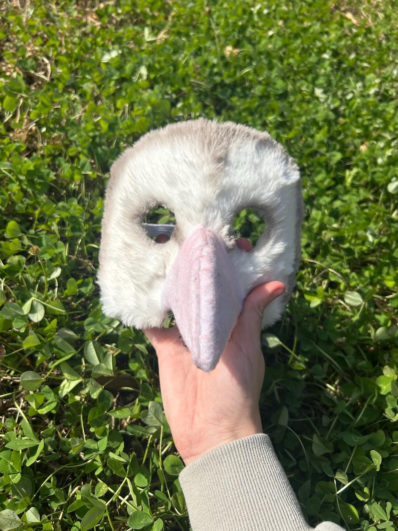 Barn owl therian half mask (willing to modify) image 4