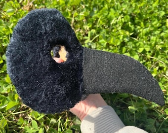 Crow / raven therian mask READ DESCRIPTION