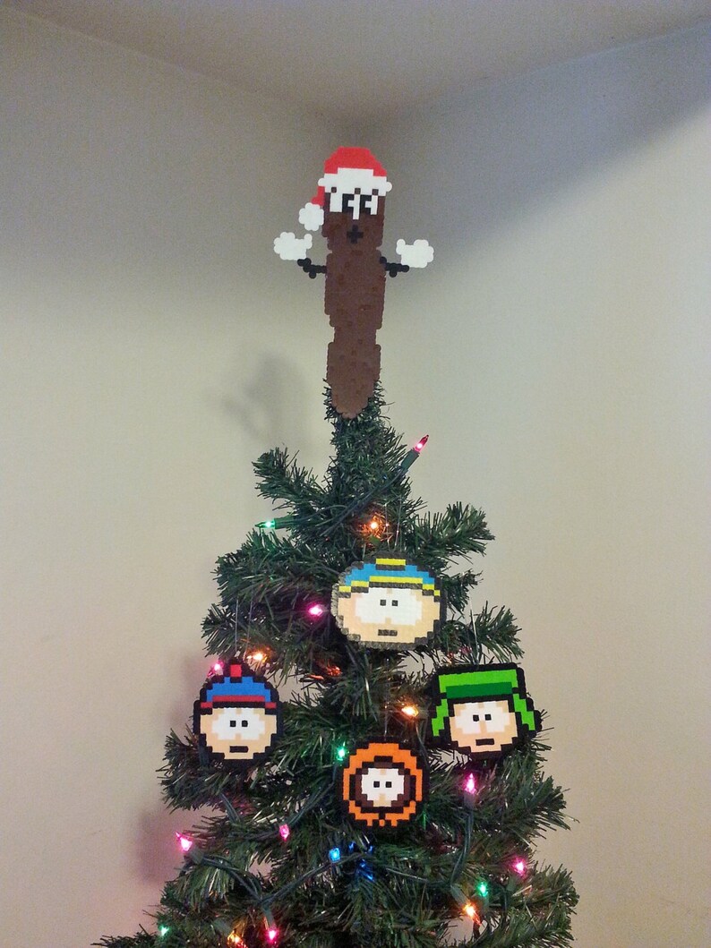 South Park Mr Hanky The Christmas Poo Perler Bead Christmas Etsy