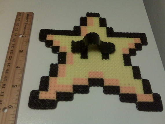 Hama Beads Christmas Star ORIGINAL Mario Perler Bead Star