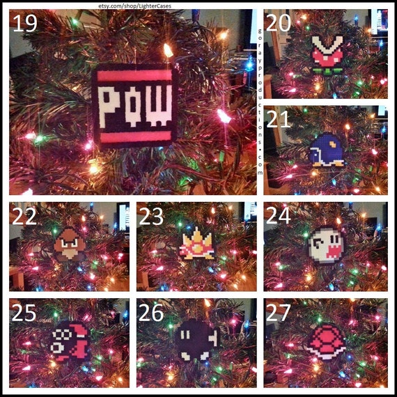 nintendo christmas ornaments