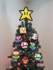 ORIGINAL Mario Bros. Perler Bead Star Christmas Tree Topper and Ornament Set (9 Piece) trending - december trends - gifts 