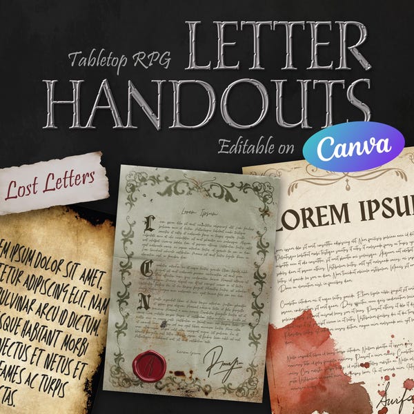 Prop File Picture Letter R Dnd Letter Templates - Etsy