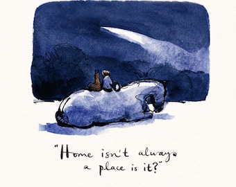 Charlie Mackesy Print, Boy Mole Fox Horse Watercolor Poster