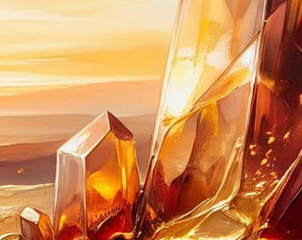 Abstraktes Bild, Digitale Kunst, Dekoration