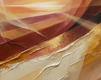 Abstraktes Bild, Panorama, Wohndeko