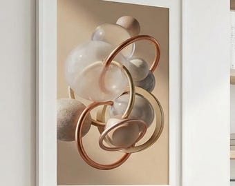 Digitalbild, Wanddeko, Schlafzimmer, Wohnzimmer, Flur, Büro