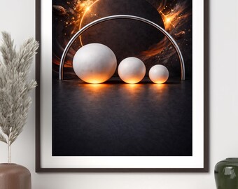 Digitales Bild optional als Leinwand oder Poster