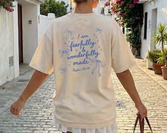 Vreeselijk en prachtig gemaakt shirt christelijk vrouwen christelijk cadeau christelijk moeder bijbel shirt christelijk t-shirt bijbel shirt bijbelvers