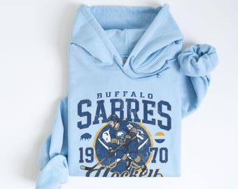 Buffalo Sabres Hockey Hoodie for hockey lover gift for sabres fan apparel for hockey mom sweatshirt for NHL fan hoodie for hockey player
