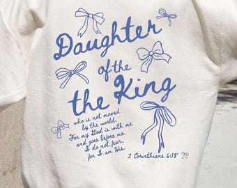 Dochter van de koning hoodie voor tiener meisje cadeau voor christen hoodie voor kerk kamp sweatshirt voor christelijke waarde hoodie