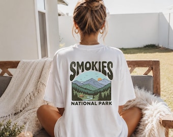 Smoky Mountain national park shirt comfort colors national park gift for him nature lover shirt women national park tee national park