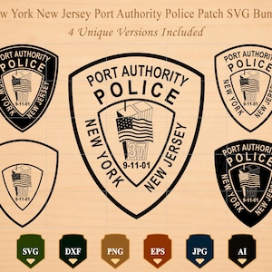 Ny Nj Port Authority Police Vector - Etsy