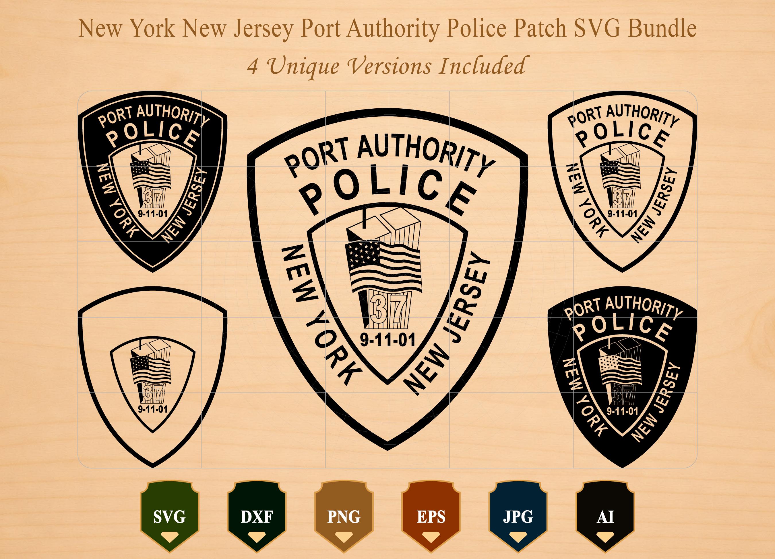 Ny Nj Port Authority Police Vector - Etsy