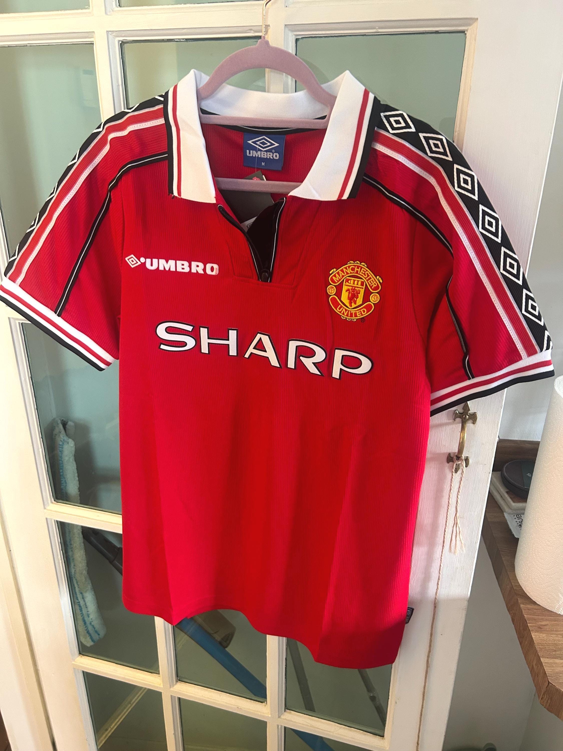 Manchester United 1999 Home Umbro Jersey - Medium/ Large - Etsy