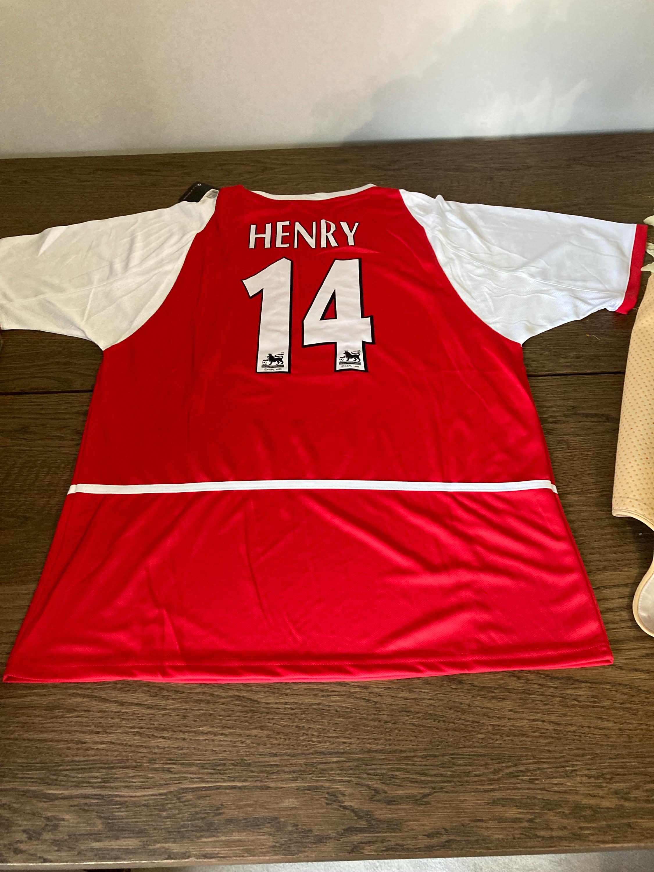 アーセナル HENRY 14番 シャツ Lサイズ Arsenal Jersey Henry - Etsy Canada