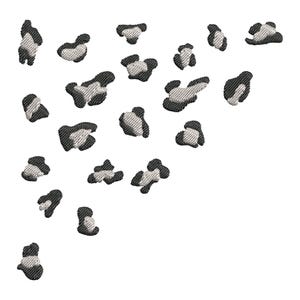 Leopardmönstrat broderidesign djurmönster textur mode stil maskinbroderimönster (digital nedladdning)