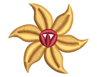 Ottoman Six Petal Floral Embroidery Design (Digital Download)