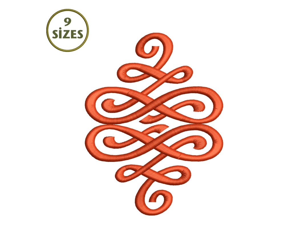 Ottoman Infinity Scroll Embroidery Design (digital Download) - Etsy