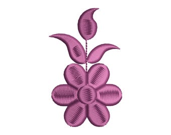 Ottoman Purple Floral Embroidery Design (Digital Download)