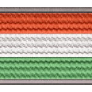 Hungary Flag Patch Embroidery Design, Hungarian National (Digital Download)