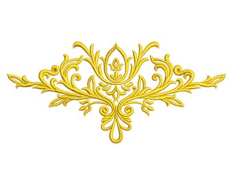 Ottoman Symmetrical Tulip Ornament Embroidery Design (Digital Download)