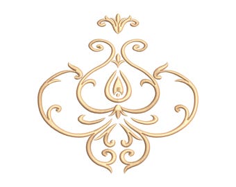 Ottoman Symmetrical Classic Motif Embroidery Design (Digital Download)