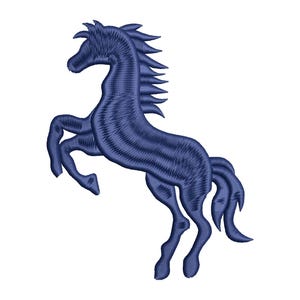 Dynamic Rearing Horse Embroidery Design (Digital Download)