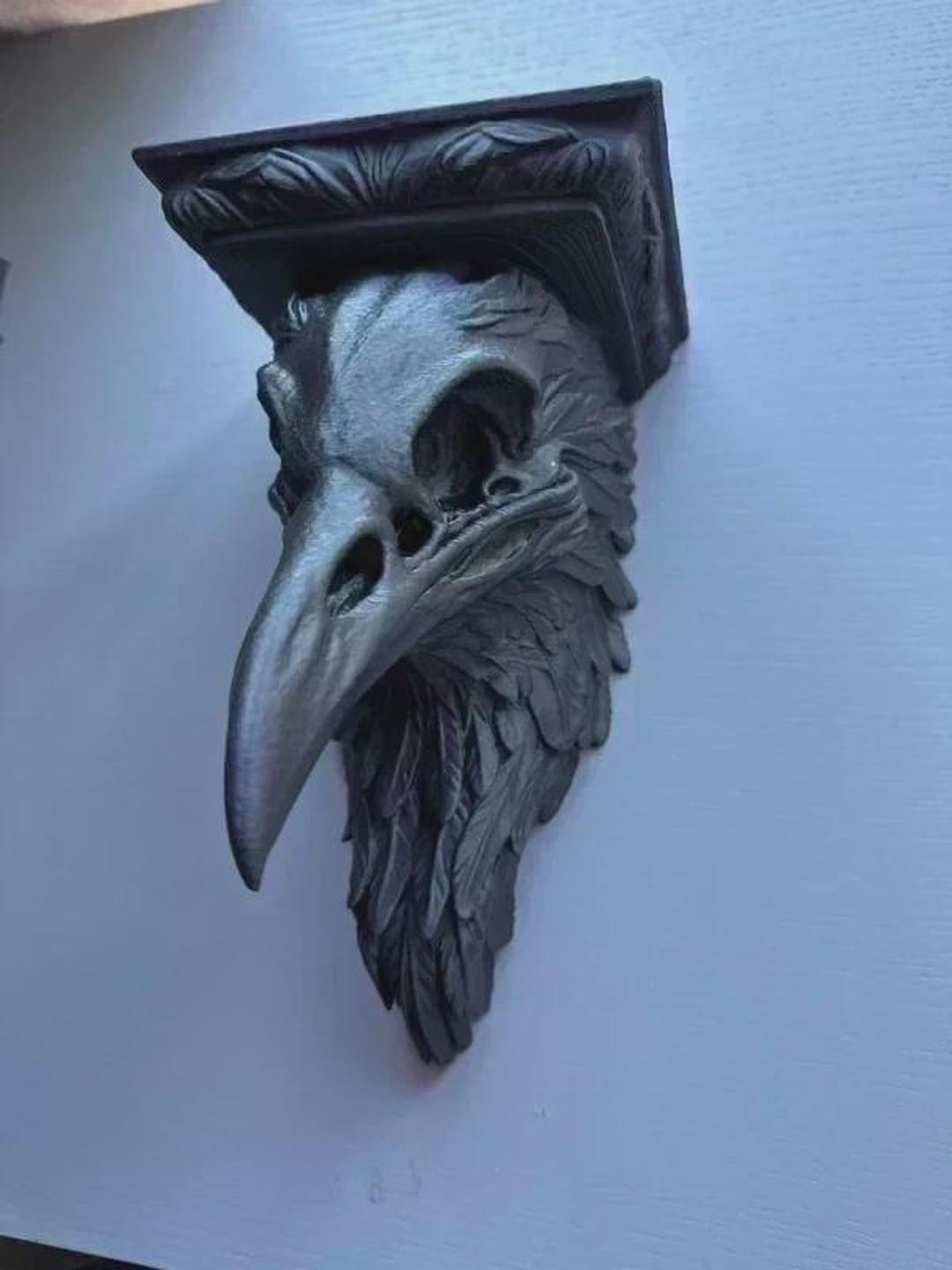Gothic Raven Wall Shelf - Etsy