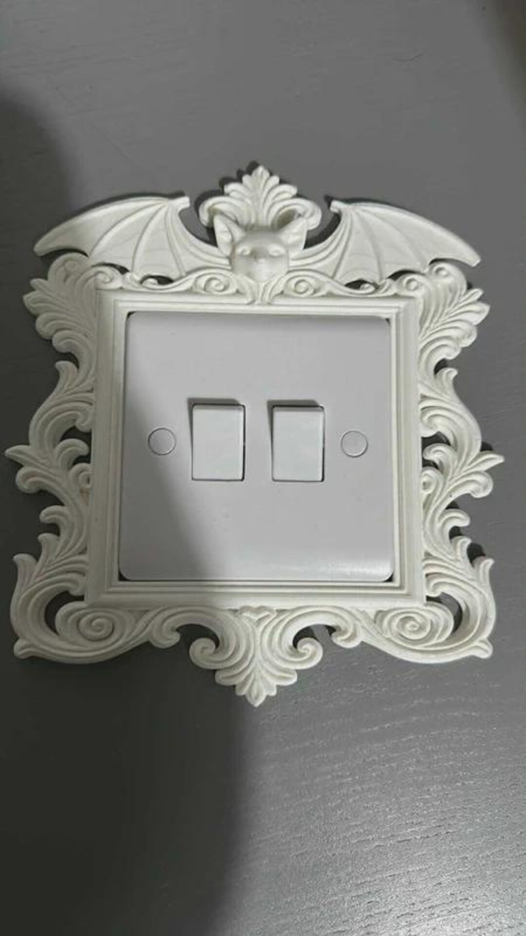 White Bat Light Switch Frame - Etsy