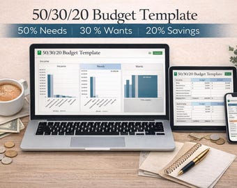 50/30/20 Budget Planner